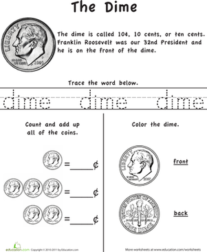 Learn the Coins: The Dime