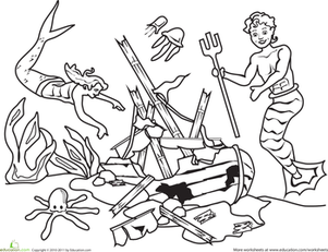 Color the Marvelous Mermaid: #4