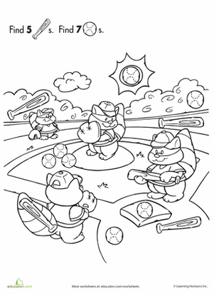 Find the Hidden Objects: Baseball