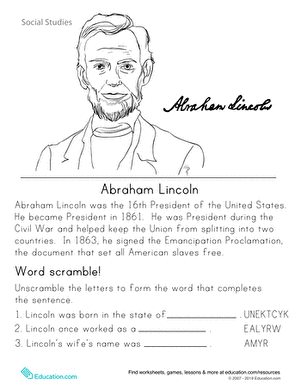 Historical Heroes: Abraham Lincoln