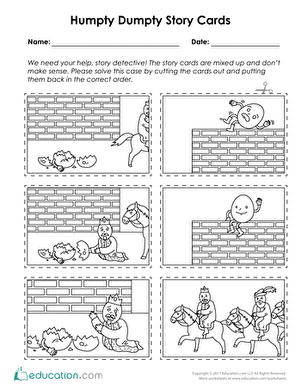 Humpty Dumpty Story Cards