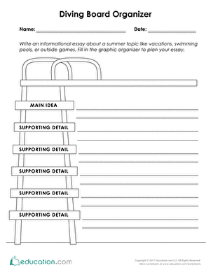 Diving Board Organizer