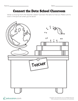 Connect the Dots: School Classroom