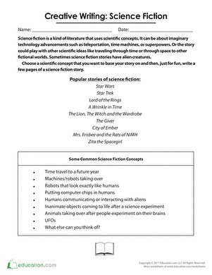 Creative Writing: Science Fiction