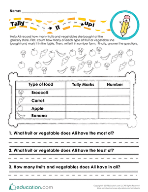 Tally It Up at the Grocery Store!