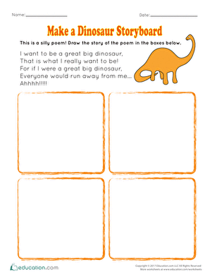 Make a Dinosaur Storyboard