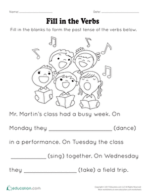 Fill in the Verbs