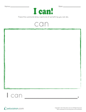 I can!