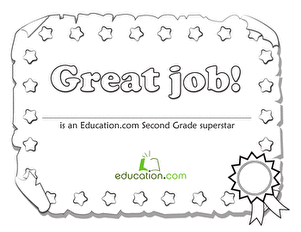 Second Grade Learning Certificate