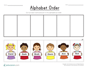 Alphabet Order