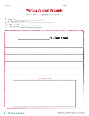 Writing Journal Prompts