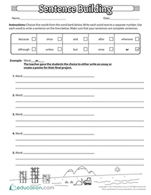 Sentence Building