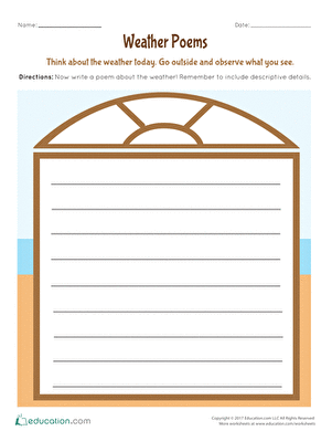 Weather Poems