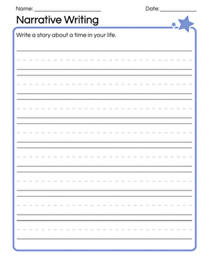 Narrative Writing Prompt large image