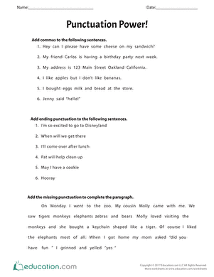 Punctuation Power!