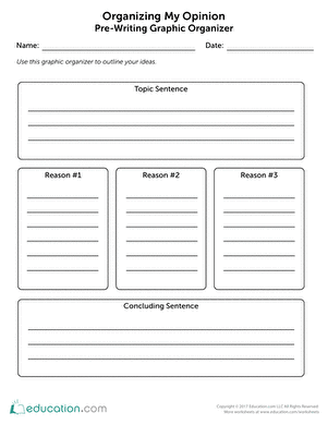 Organizing My Opinion