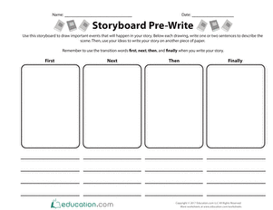 Storyboard Pre-Write