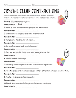Crystal Clear Contractions