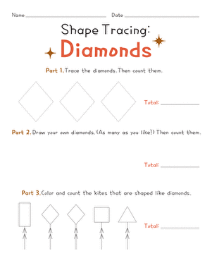 Shape Tracing: Diamonds
