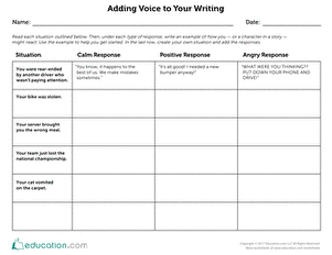 Adding Voice to Your Writing