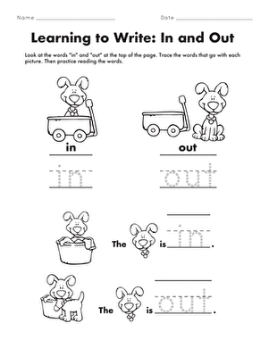 Learning to Write: In and Out