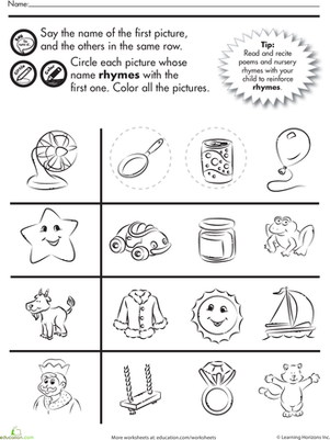 Fun Rhymes: Circle and Color