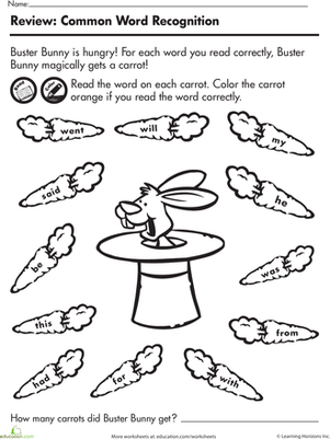 Common Word Carrots