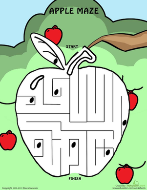 Fruit Maze: Apple
