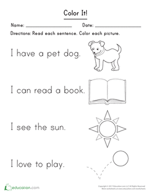 Read It and Color It!