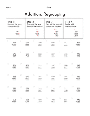 Extra Practice: Three-Digit Addition with Regrouping