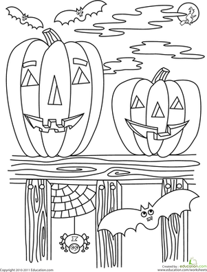 Halloween Coloring Page