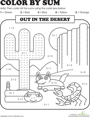 Color by Sum: Desert