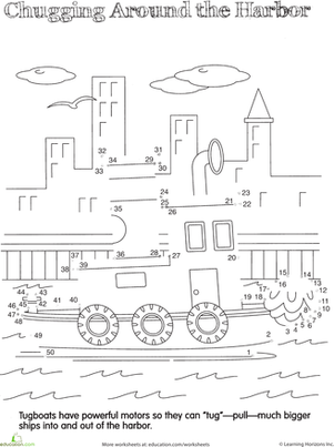 Dot to Dot Boat