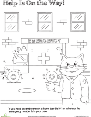 Ambulance Dot to Dot