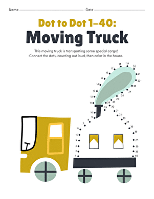Dot to Dot 1–40: Moving Truck