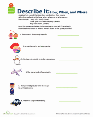 All About Adverbs: Describing How, When, and Where