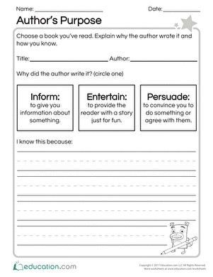 Author's Purpose