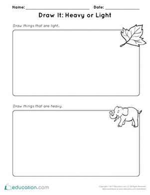 Draw It: Heavy or Light