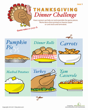 Play the Thanksgiving Dinner Table Challenge