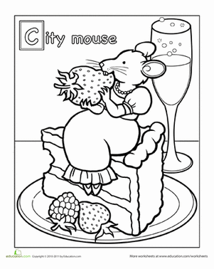 Color the City Mouse