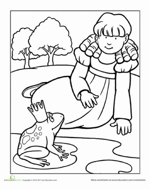 Color the Princess and the Frog