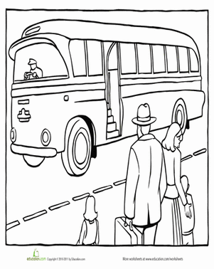 City Bus Coloring Page