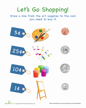 Let's Go Shopping!: Art Supplies