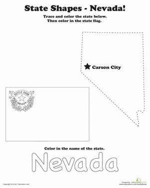 Trace the Outline of Nevada