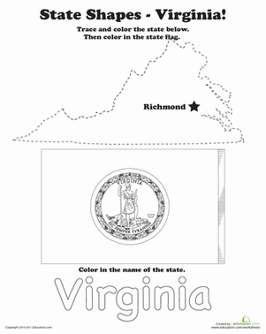 Trace the Outline of Virginia
