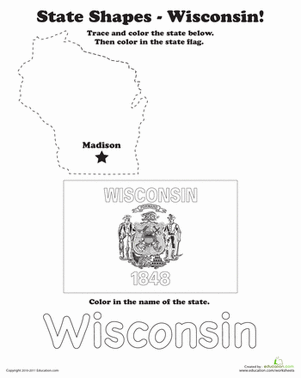 Trace the Outline of Wisconsin