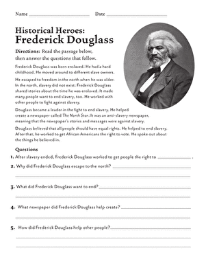 Historical Heroes: Frederick Douglass