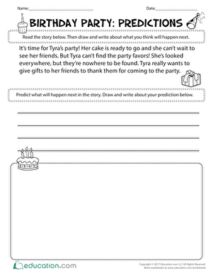 Birthday Party: Predictions