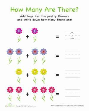 How Many Are There? Flowers