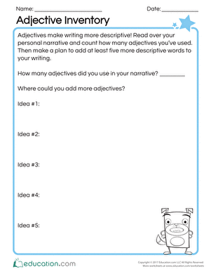 Adjective Inventory